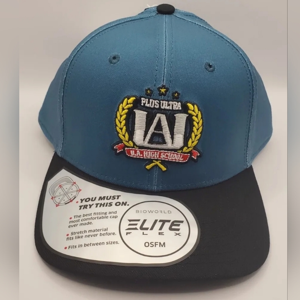 Bioworld Elite Flex My Hero Academia UA Class 1-A Plus Ultra Snapback Hat Deku